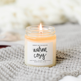 Warm and Cozy Soy Candle - 9oz