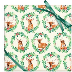 Reindeer Wreath Roll - 2 Sheets / Roll