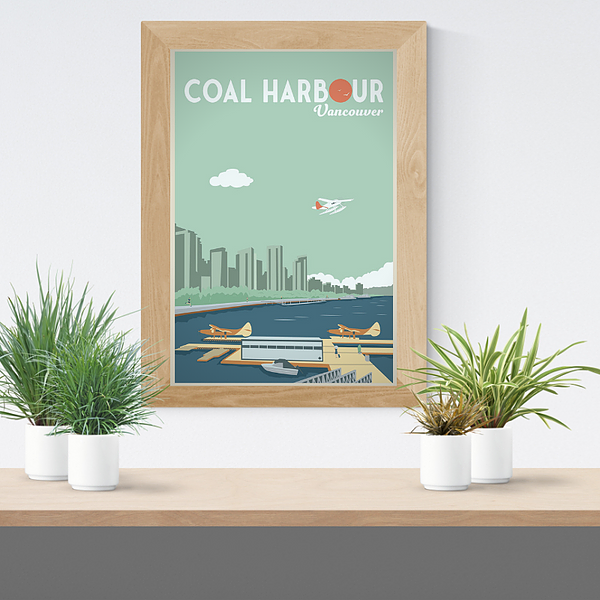 Coal Harbour Poster - 5 x 7