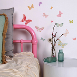 Mini Fabric Decals - Butterflies (Girly)