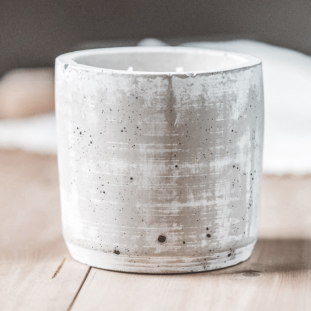 Spa Day Double Wick Light Concrete Candle