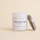 Frasier Fir Soy Candle - White Jar