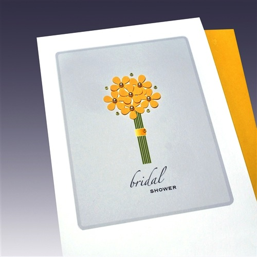 Wedding Card - Bridal Shower - Flowers