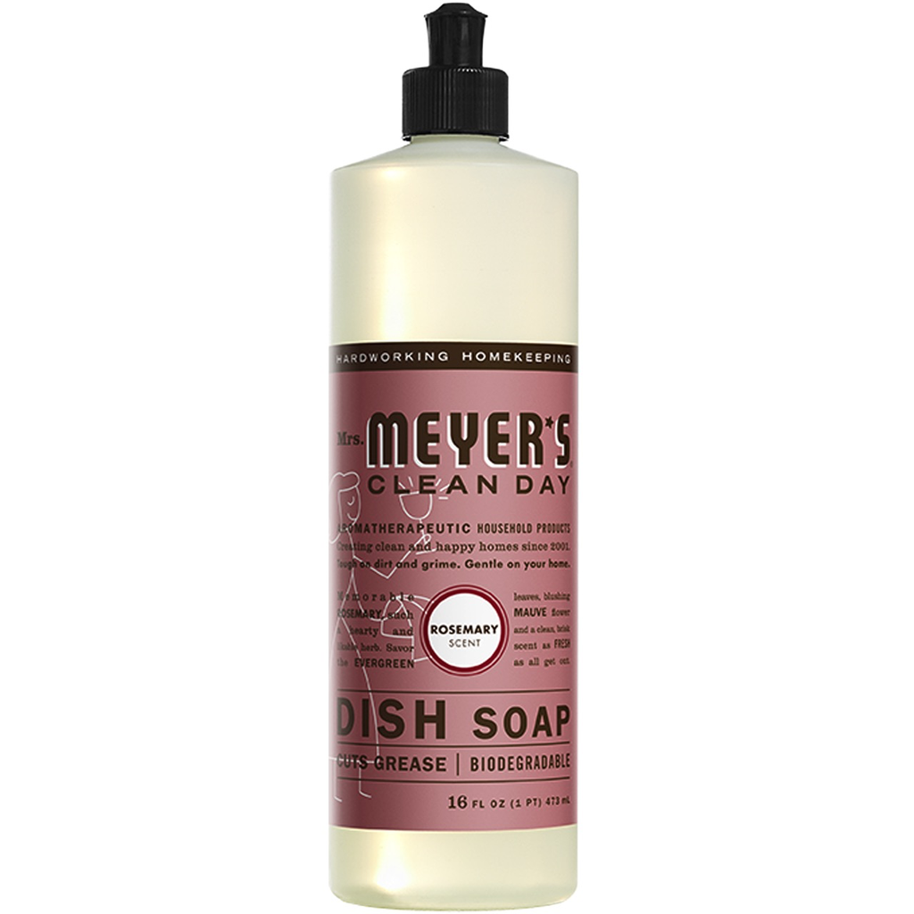MRS.MEYER'S-DISH SOAP -ROSEMARY 473ML