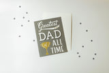 Greatest Dad of All Time Card