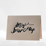 Painted Merci boxed cards