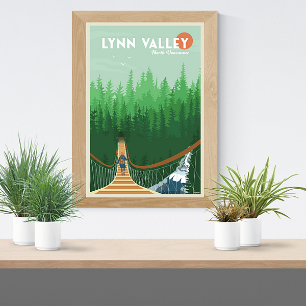 Lynn Valley Poster - 12 x 18