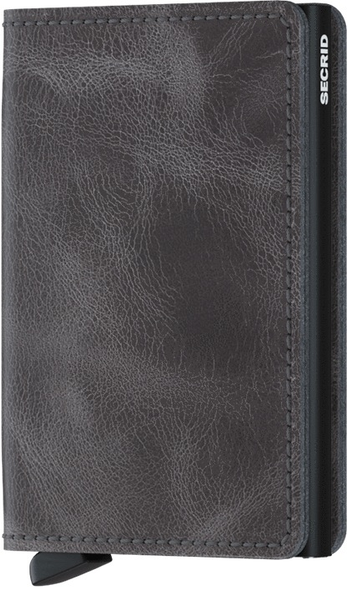 SLIM Wallet - vintage grey black