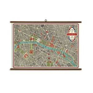 Paris Map - large format 40" x 28"