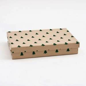 Green Glitter Tree Shirt BOX