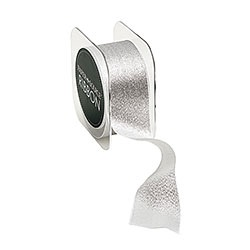 Silver Metallic Ribbon 1.5" 10yd