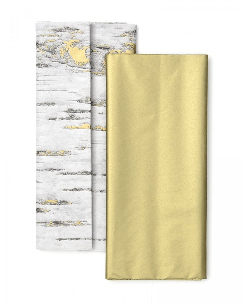 Birchwood & Gold Tissue Paper