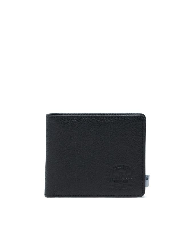 Roy Wallet Coin XL | Tile - Black Pebbled Leather