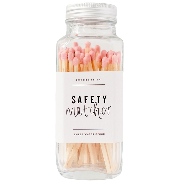 Pink Glass - Safety Matches