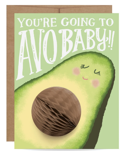 Avocado Pop-up Card