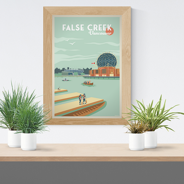 False Creek Poster - 12 x 18