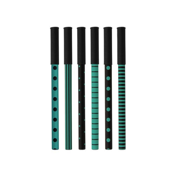 Party Pen Set - Black/Aqua