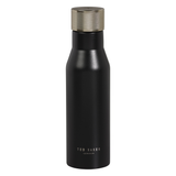 Ted Baker Water Bottle - Knurled Lid - Black Onyx