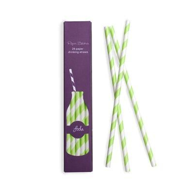 Paper Straws - Apple Green