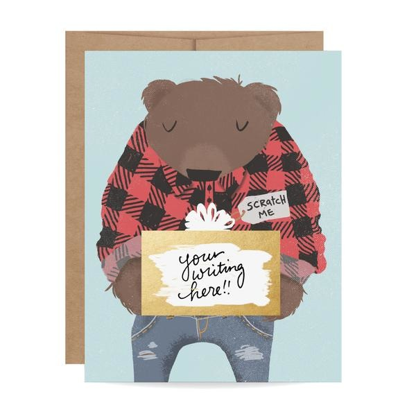 Bear Scratch-off Card