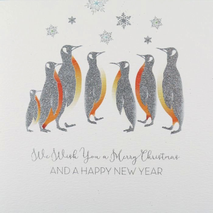 ICED SILVER - We Wish You A Merry Christmas - Boxed Cards