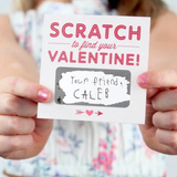 Scratch-off Valentines - Pink - Box of 8