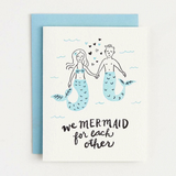 Mermaid For Each Other - Valentine's Card