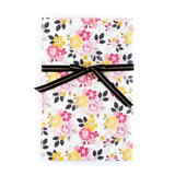 Floral/Black Chevron Wrap Sheets - x3 20x27 sheets