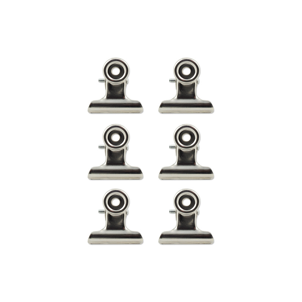 Small Magnetic Bulldog Clip - Silver
