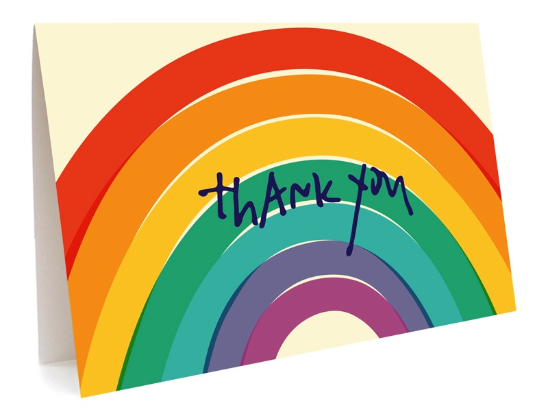 Big Rainbow  (Thank You)  - Boxed Cards