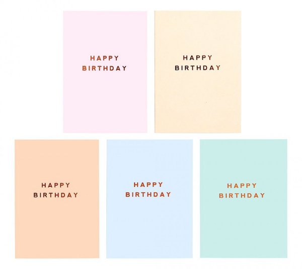 A6 Birthday Cards 10Pk: Energize
