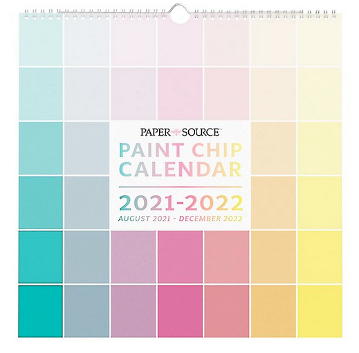 2022 Paint Chip Calendar