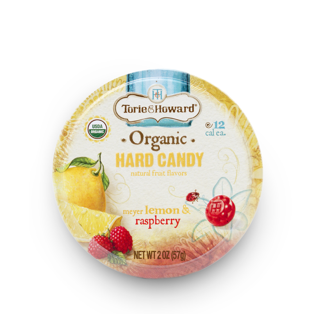 Organic Hard Candy Tin - Lemon & Raspberry