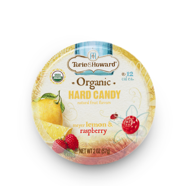 Organic Hard Candy Tin - Lemon & Raspberry