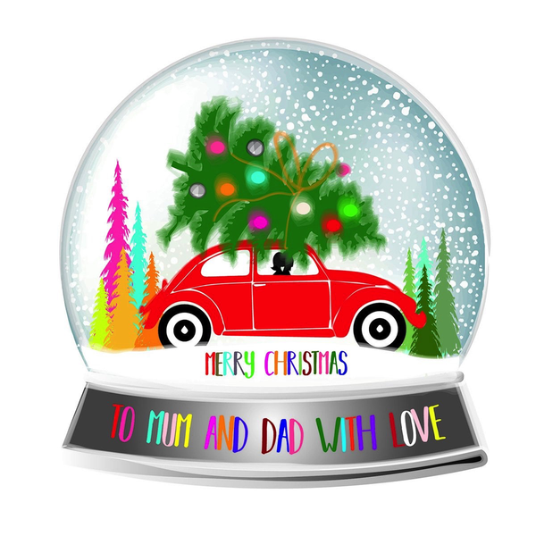 To Mum And Dad With Love (Snowglobe)