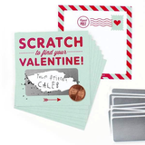Scratch-off Valentines - Mint - Box of 8