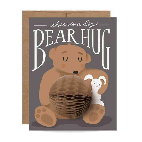 Bear Hug Pop-up Card