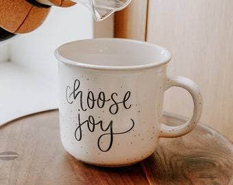 Choose Joy Coffee Mug- Stoneware