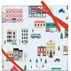 Snowy City Wrap - 2 Sheets / Roll