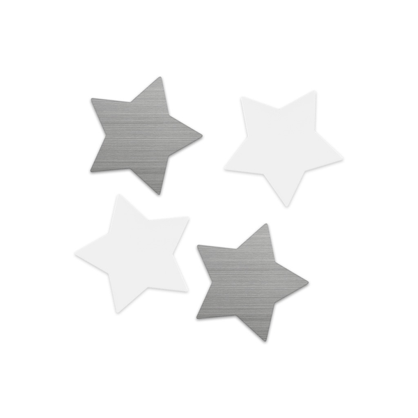 Shape-up! metal magnets STARS