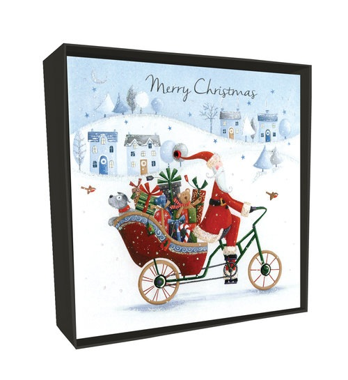 CHRISTMAS CARD BOX SET – SANTA