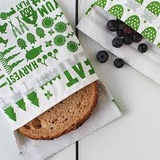 Reusable Sandwich Bag + Snack Bag 2-Pack Bundle Green Farm