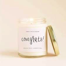 Congrats! Soy 9oz Soy Candle