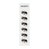 Flat Cast Magnets - Elephants