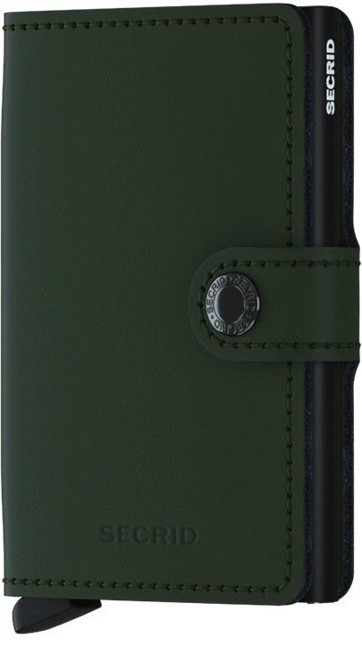 MINI Wallet - matte green black