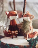 Mr & Mrs Fox Felt Ornament