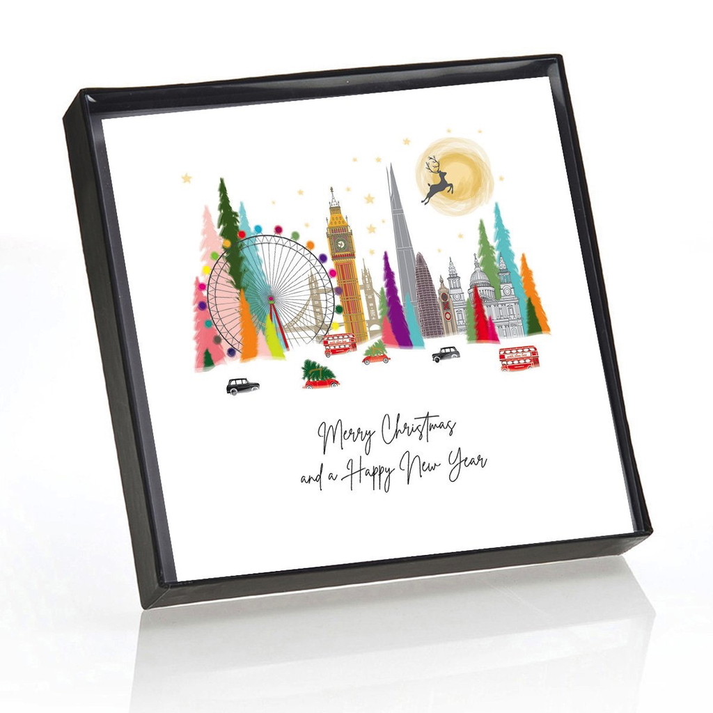 Merry Christmas and a Happy New Year (London) - boxed cards