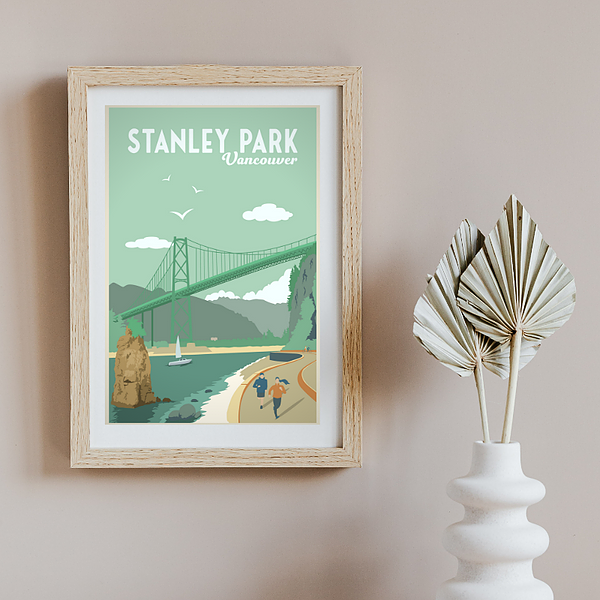 Stanley Park Poster - 5 x 7