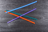Silicone Straws | 2 Purple