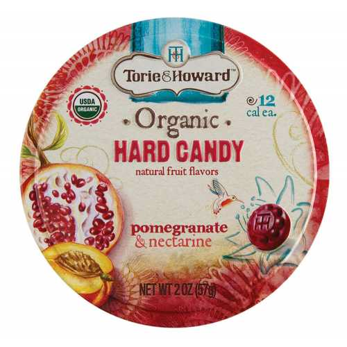 Organic Hard Candy Tin - Pomegranate & Nectarine